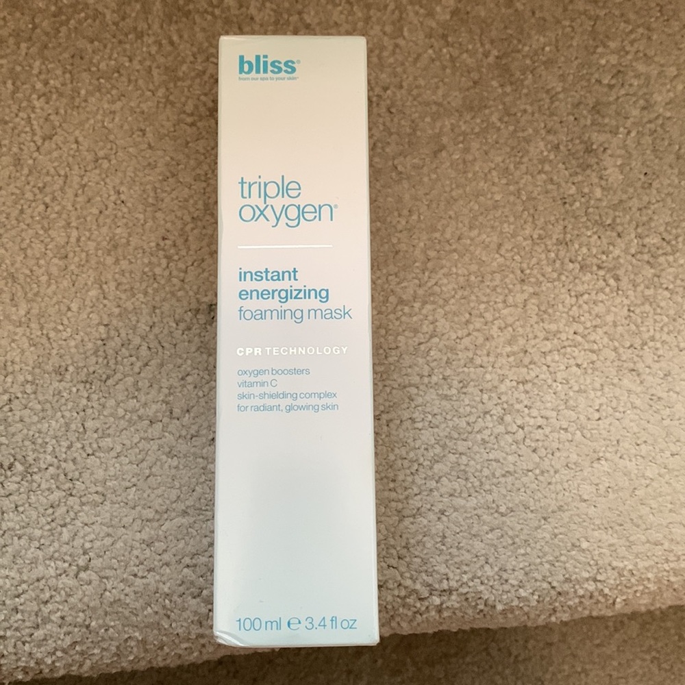 Bliss Triple Oxygen Instant Energizing Foaming Mask (100ML)